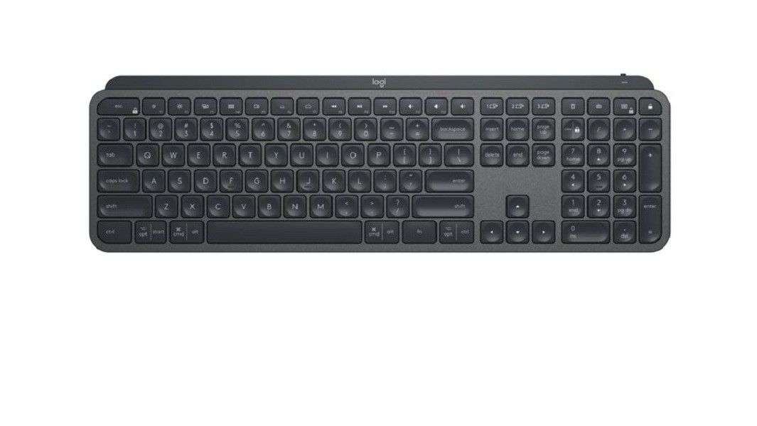 Logitech MX Keys Advanced Wireless Illuminated Keyboard - GRAPHITE - US INT'L - 2.4GHZ/BT - N/A -...