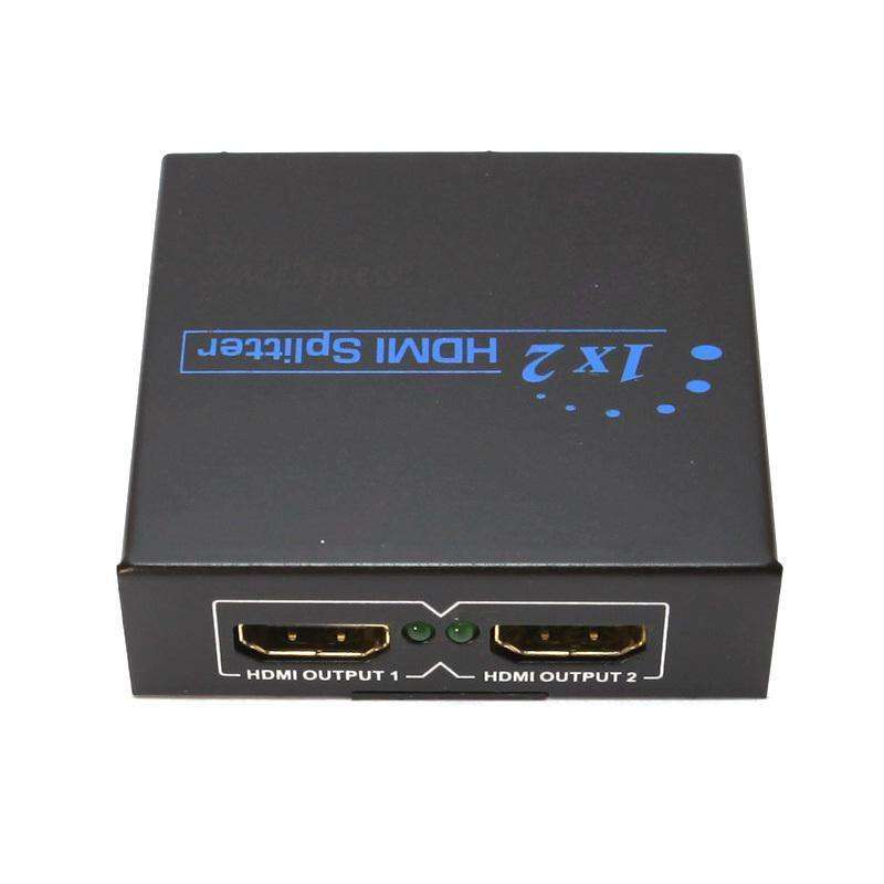 1 to 2 HDMI Splitter Adapter Converter for HDTV, 3D, TV, PC Computer Laptop
