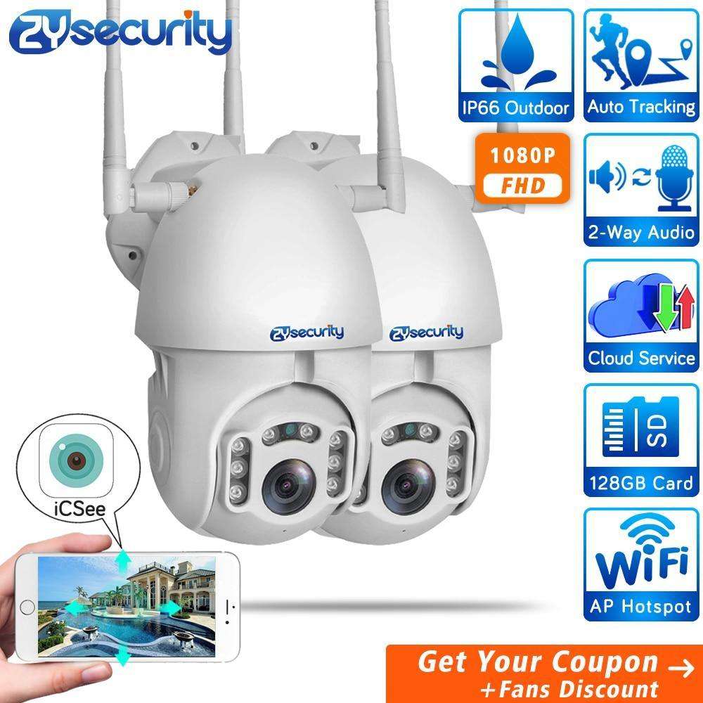 1080P IP Camera Outdoor  Smart Wireless Home Security PTZ , Auto Human Tracking , CCTV , Audio