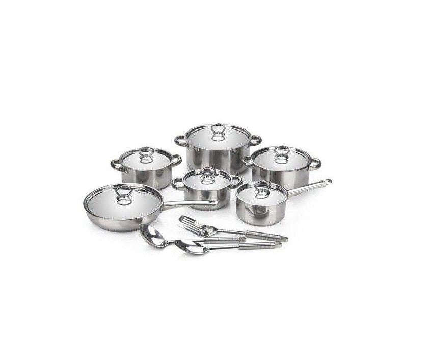 15 Piece Chukbok Heavy Bottom Stainless Steel Cookware Set