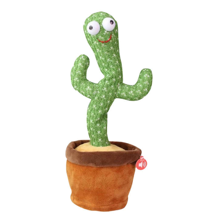 Rechargeable Dancing and Singing Cactus Plush Toy