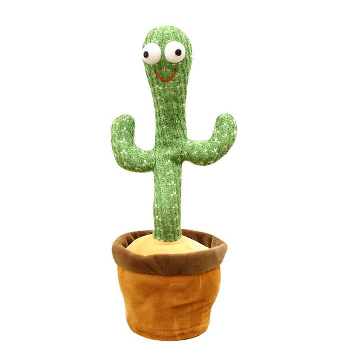 Rechargeable Dancing and Singing Cactus Plush Toy