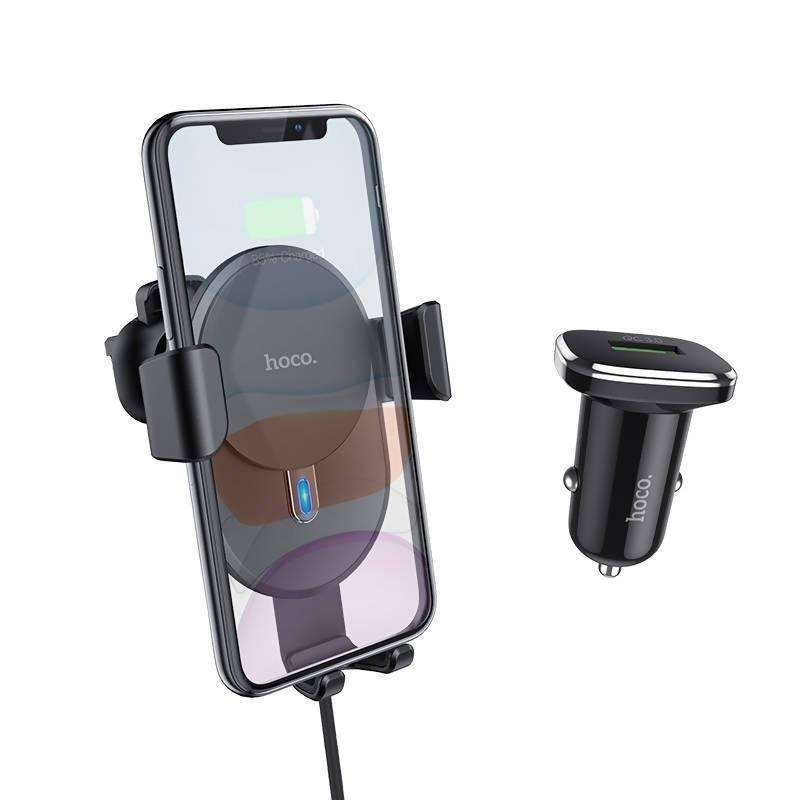 Hoco Wireless Fast Charging car holder Cw25