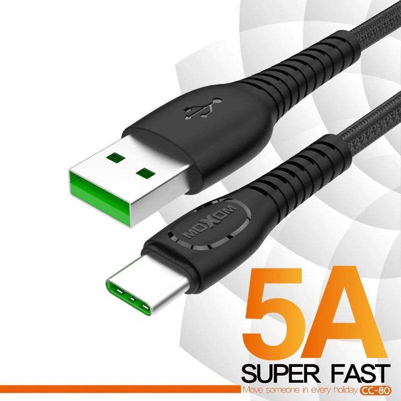 Moxom super fast cable 5a cc-80 black
