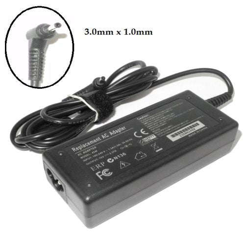Acer Laptop Charger / Generic Acer laptop AC Adapter - 19V 2.37A (3.0 x 1.1mm Pin)