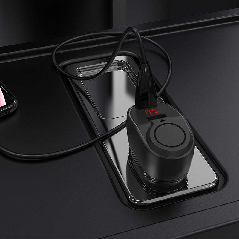 Hoco Thunder Power Car Charger With Dual USB 3.1A & Cigarette Lighter Z34