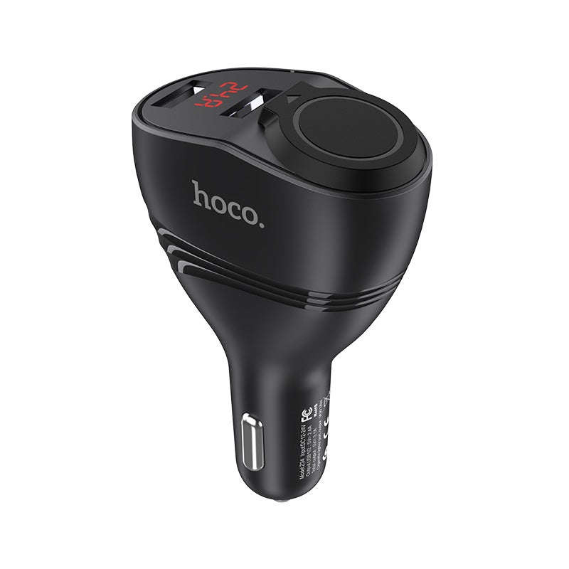 Hoco Thunder Power Car Charger With Dual USB 3.1A & Cigarette Lighter Z34