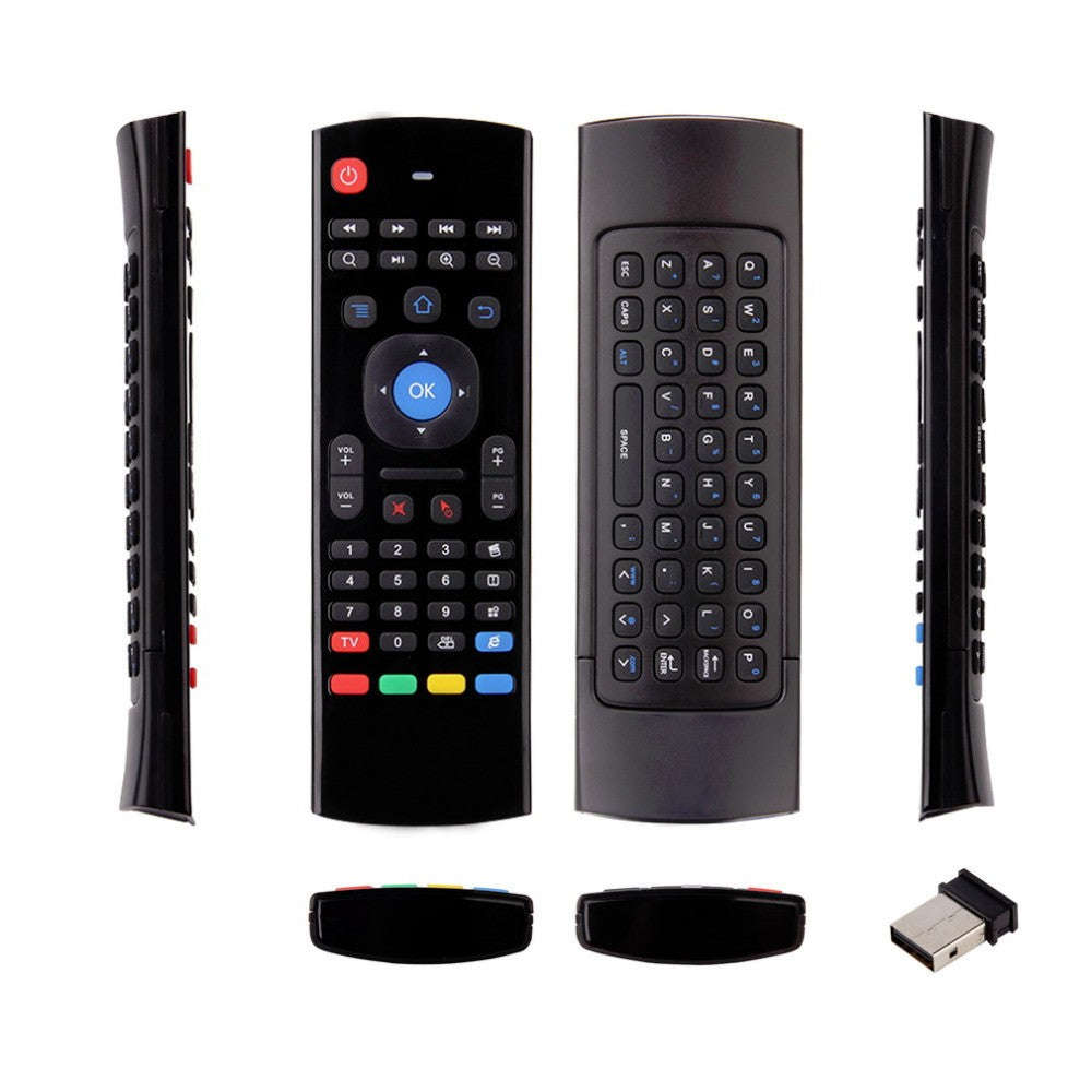 Wireless Air Mouse Keyboard Remote For TV , Ps , Pc , Media Player