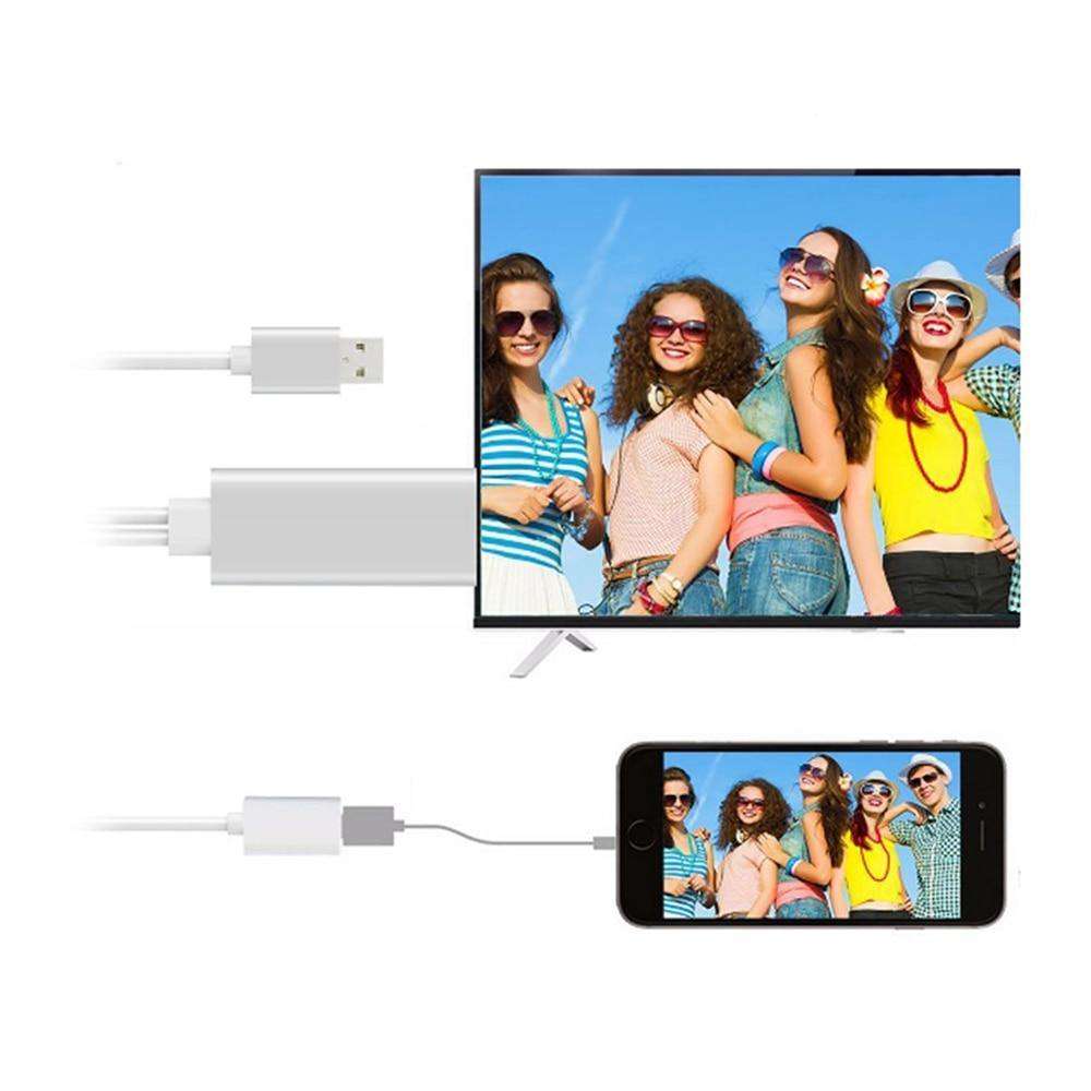 HDMI Cable HDTV TV Digital AV Adapter 2M USB HDMI 1080P Smart Converter Cable