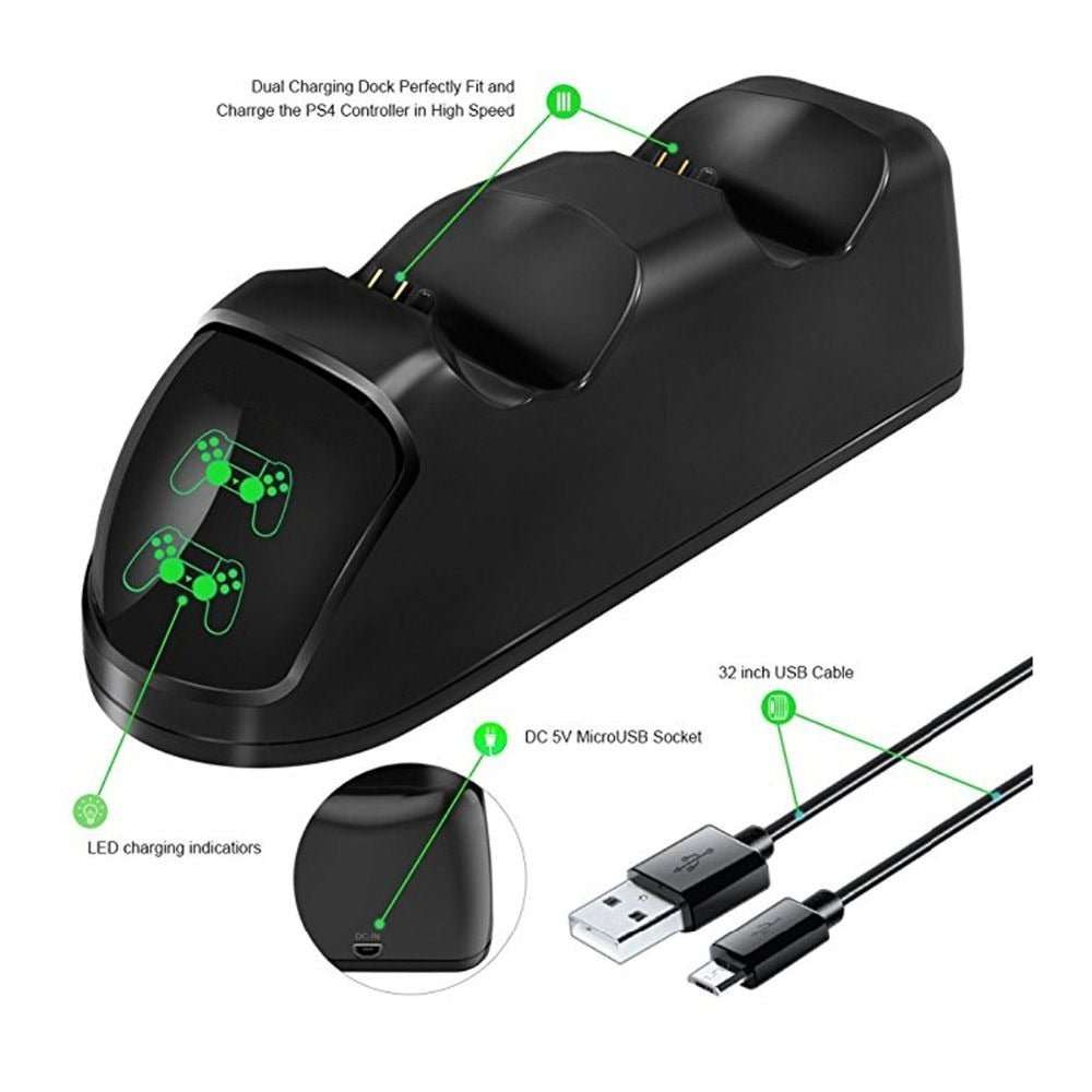 PS4 Dual Fast Charging Controller Station With LED Display