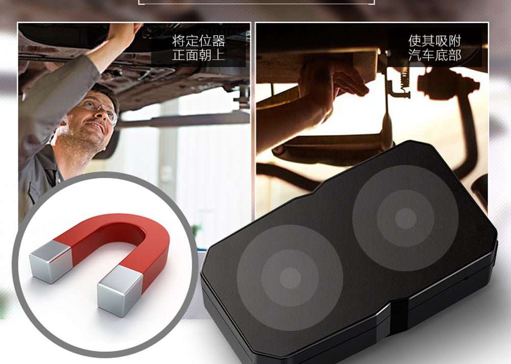 Vehicle GPS Tracker Waterproof Mini GPS /GSM GPRS Rechargable Tracking System Powerful Magnet