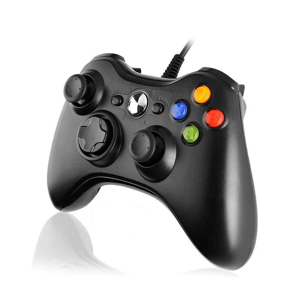 Xbox Controller 360 / 360 Live / 360 Slim-Wired - Generic Controller - Black