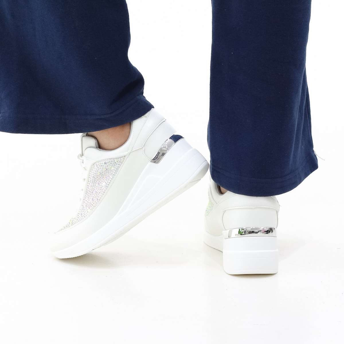 Almeda diamante embellished lace-up sneaker
