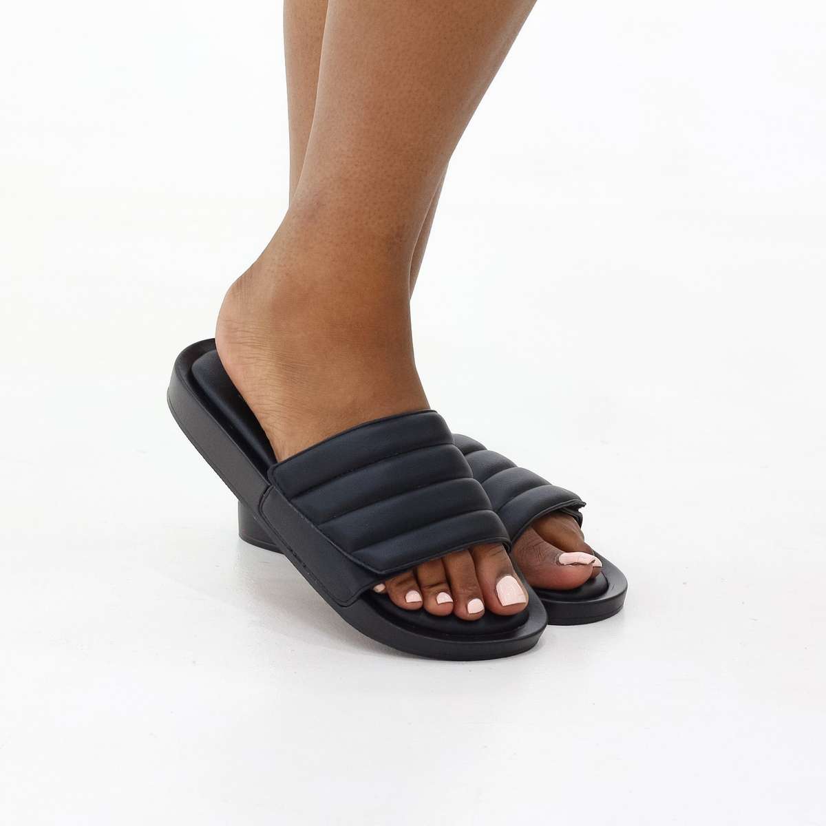 Beach one band bubble valcro slide