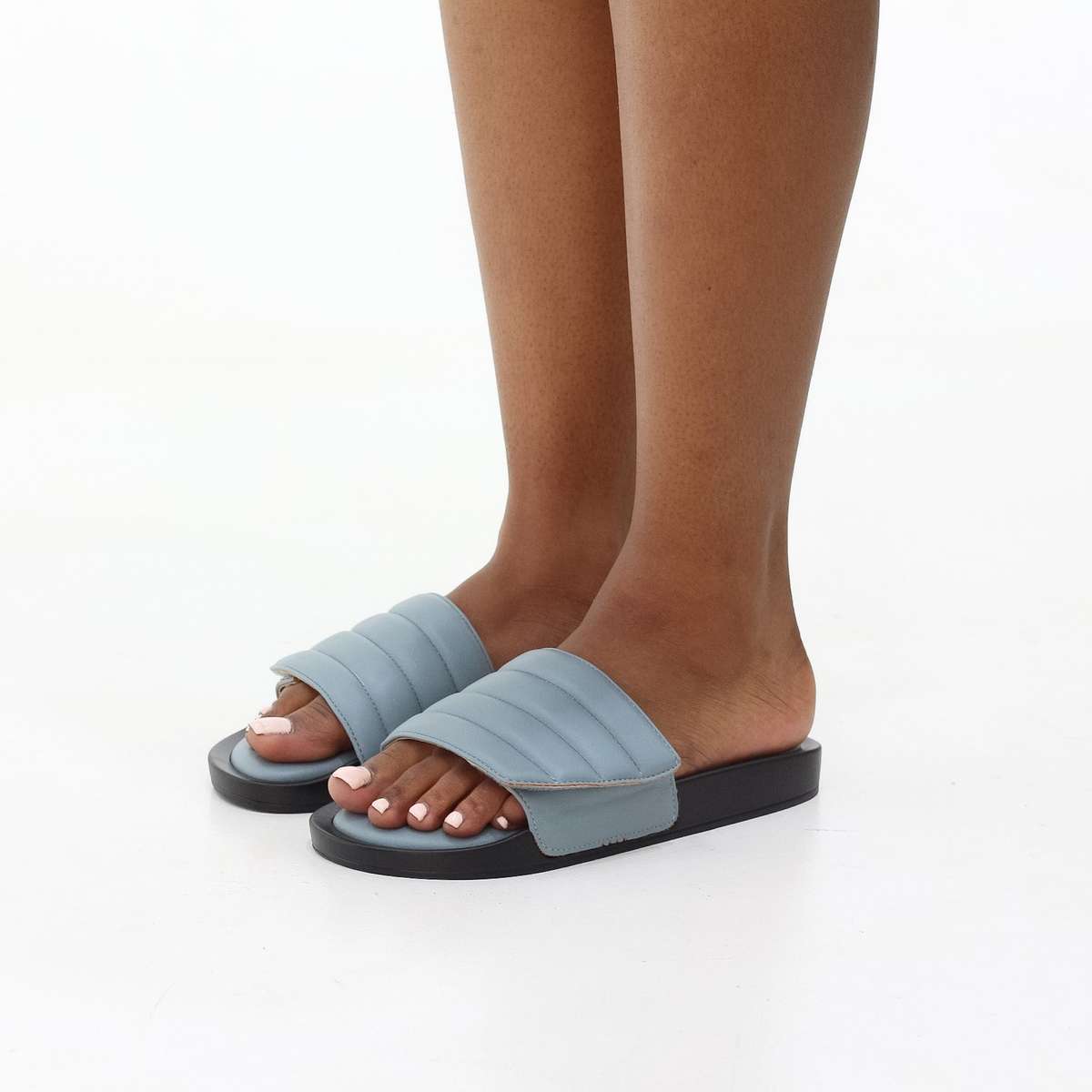Beach one band bubble valcro slide