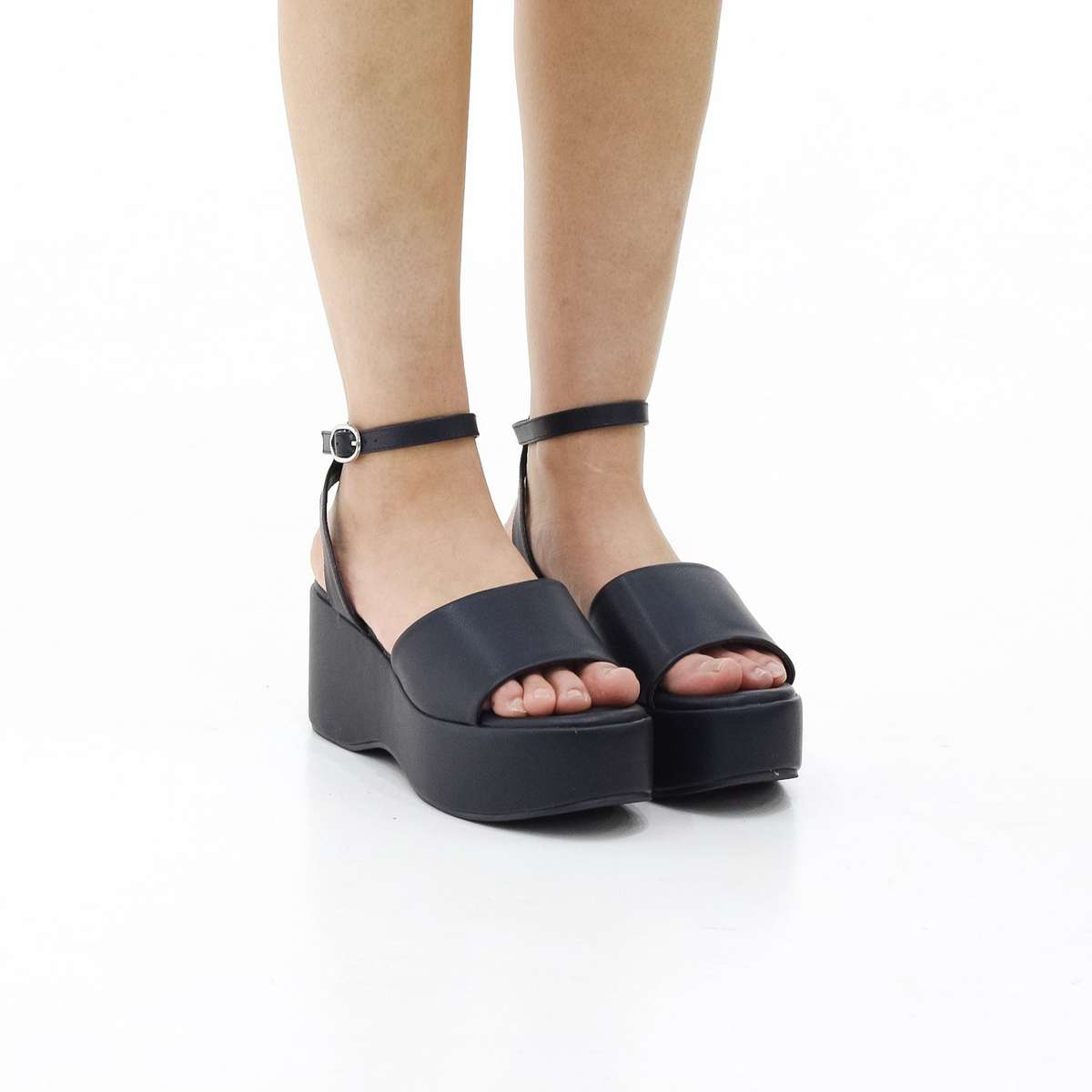 Katra platform wedged  sandals with ankle strap
