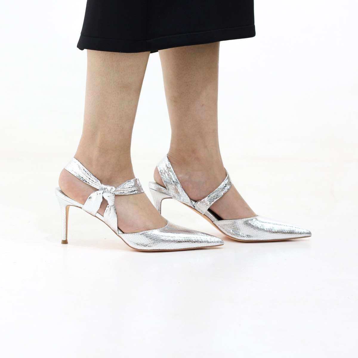 Kenna stiletto 8.2cm heel with metallic finish