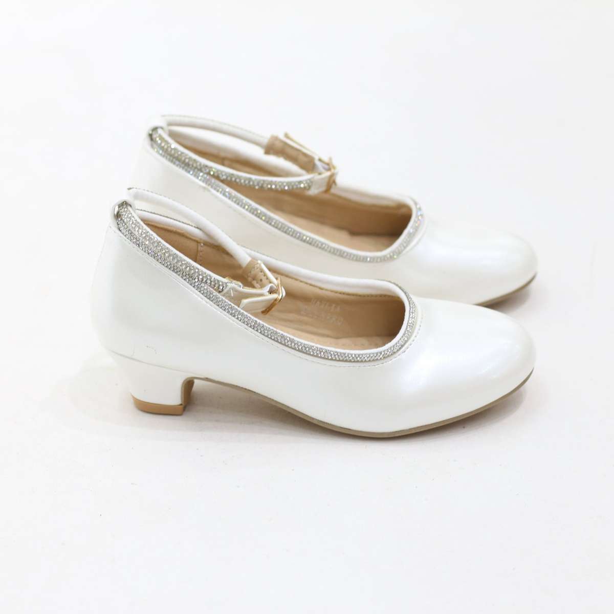 Haylia elegant girls ankle-strap pumps