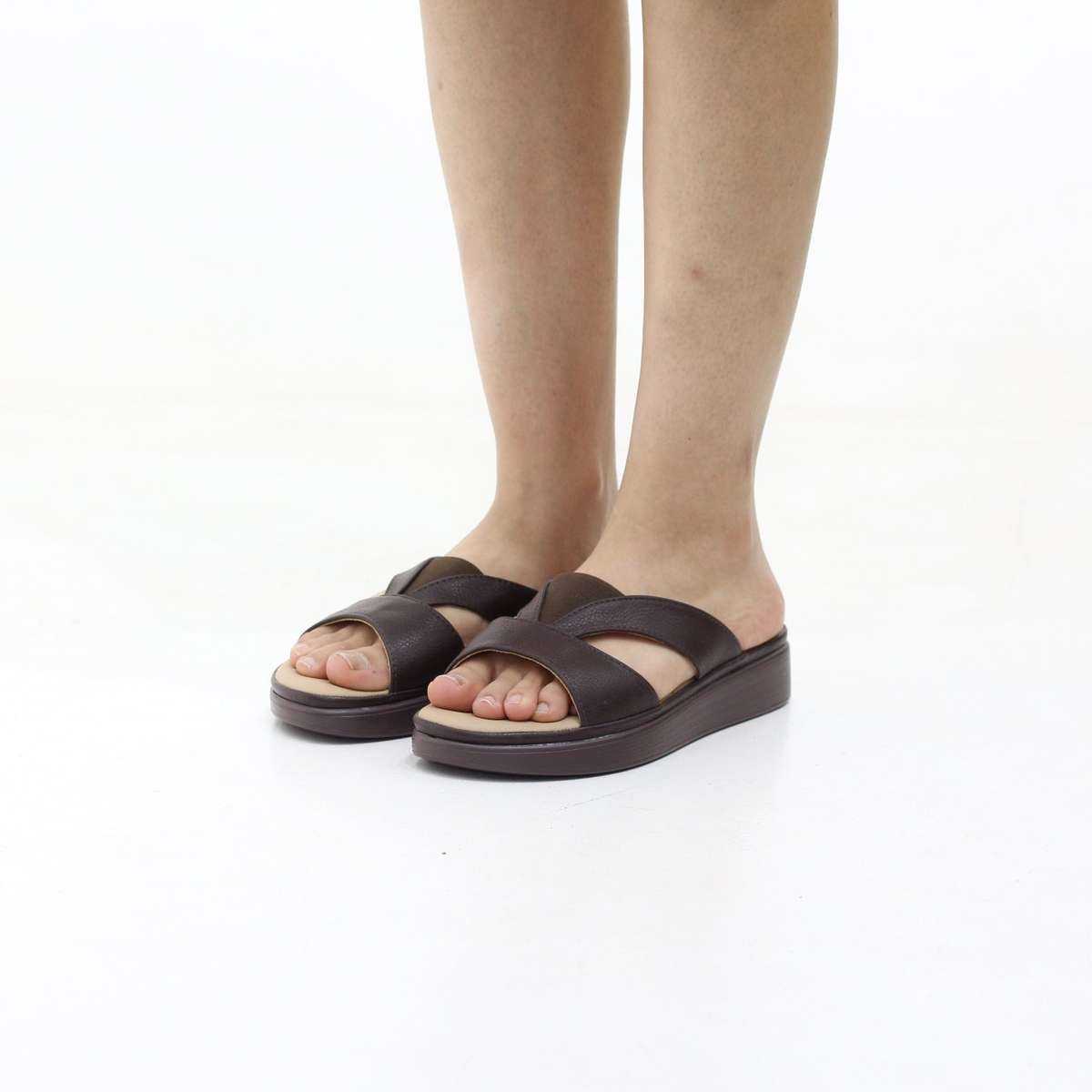 Patsi wedge sandals criss-cross strap