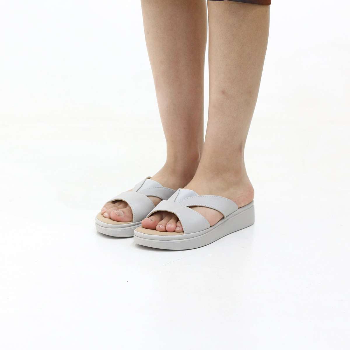 Patsi wedge sandals criss-cross strap