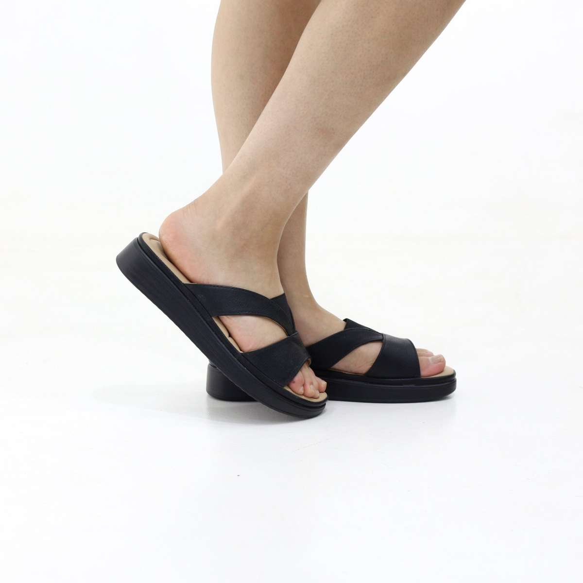 Patsi wedge sandals criss-cross strap
