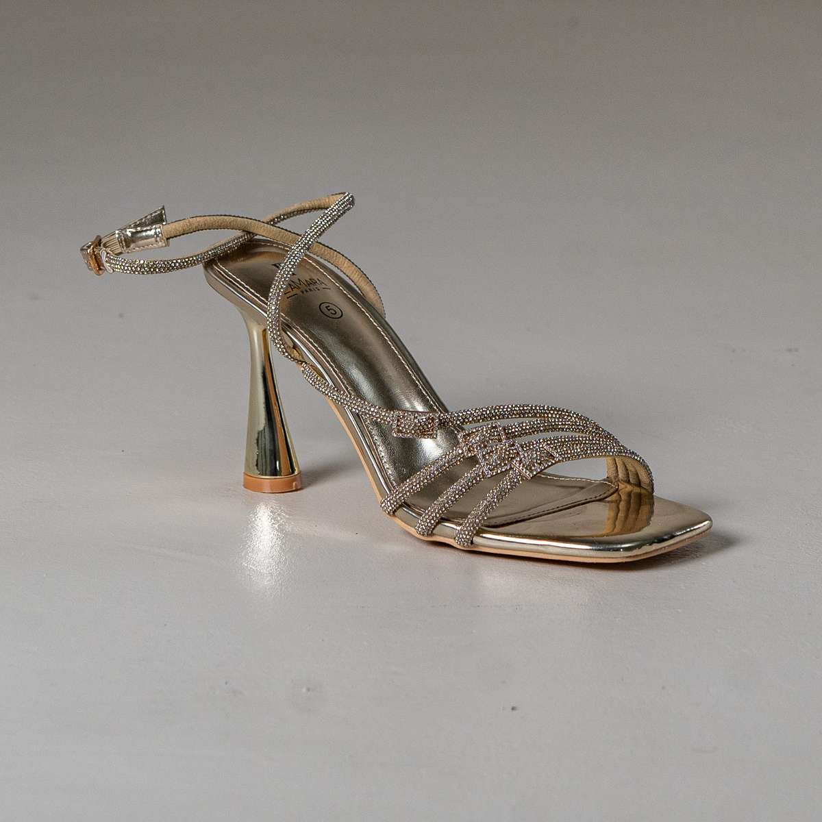 Senna strappy 9cm high heel sandal