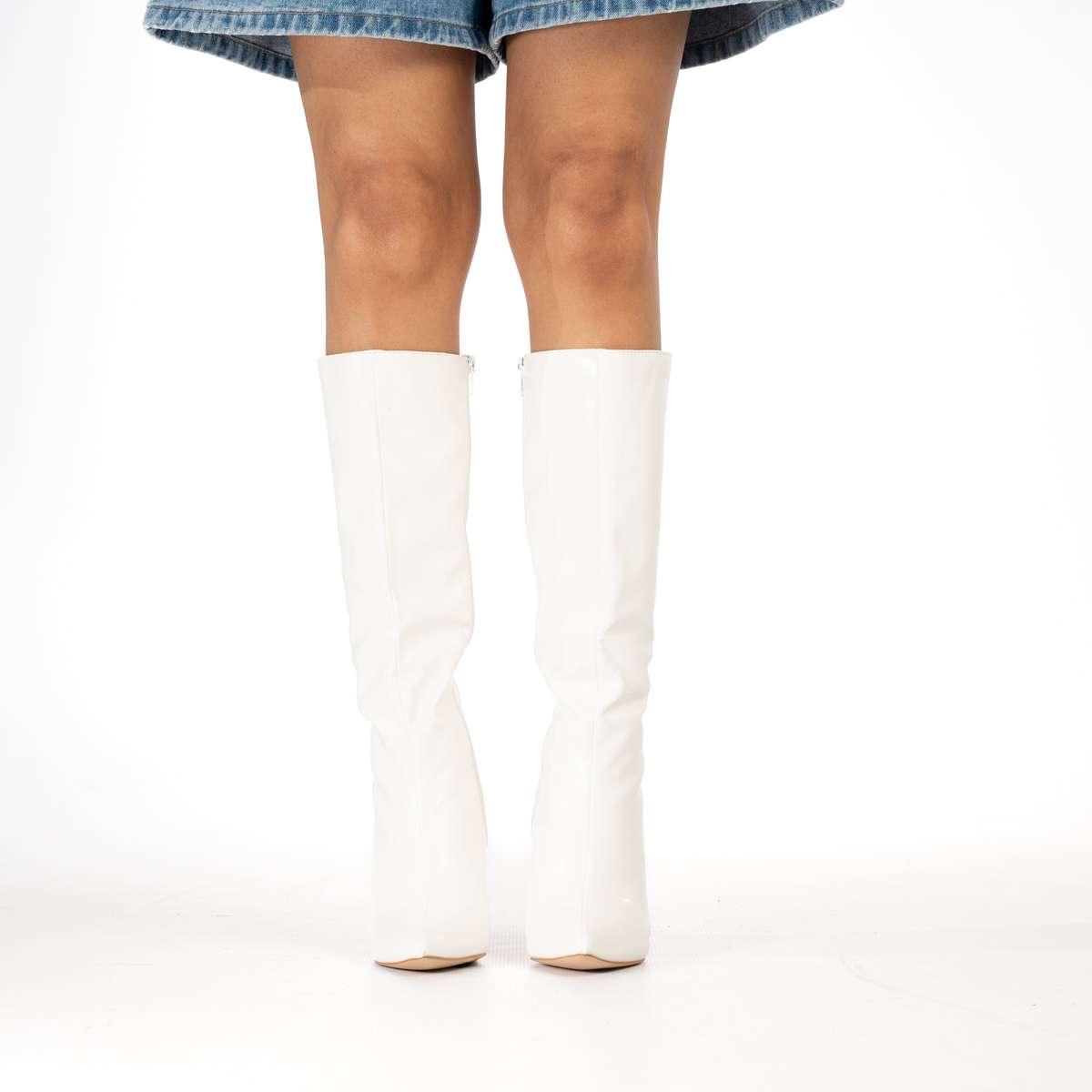 Caily women's sleek pointed stiletto knee-high fashion boots