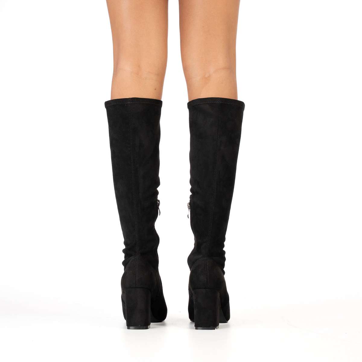 Mabs women's elegant knee-high heeled boots