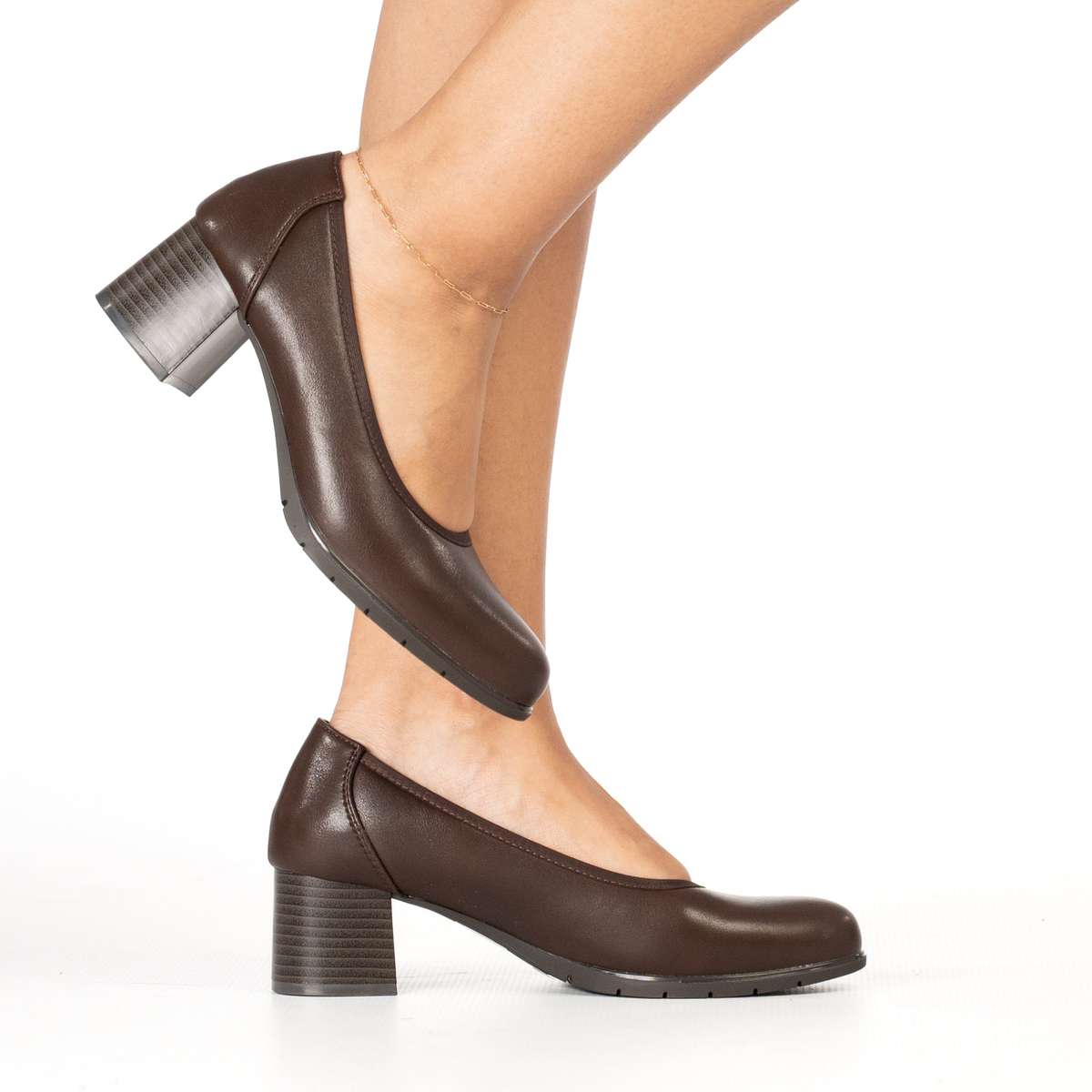 Sioma women's low block heel ballet flats