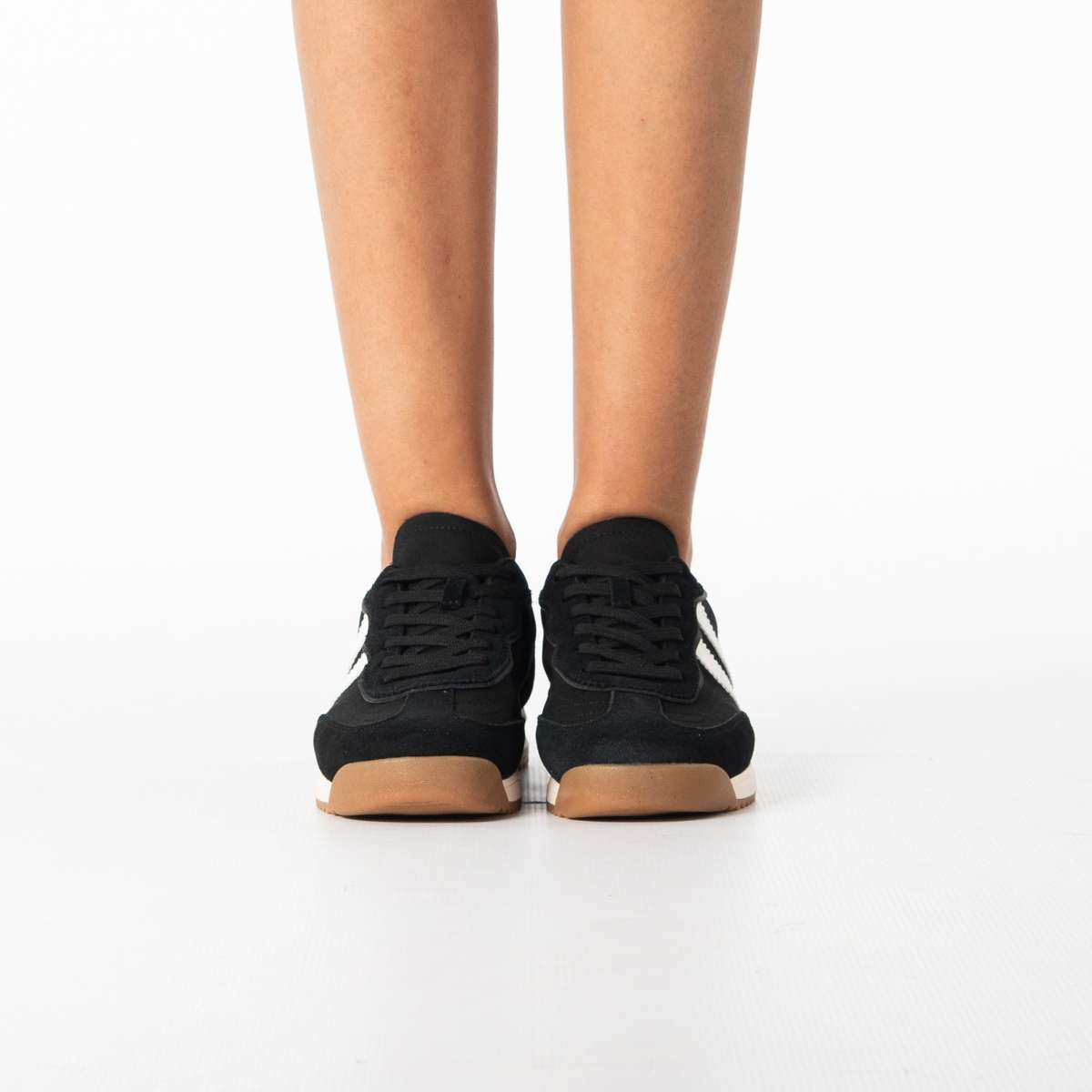 Ruth women's retro stripe sneaker with sporty style
