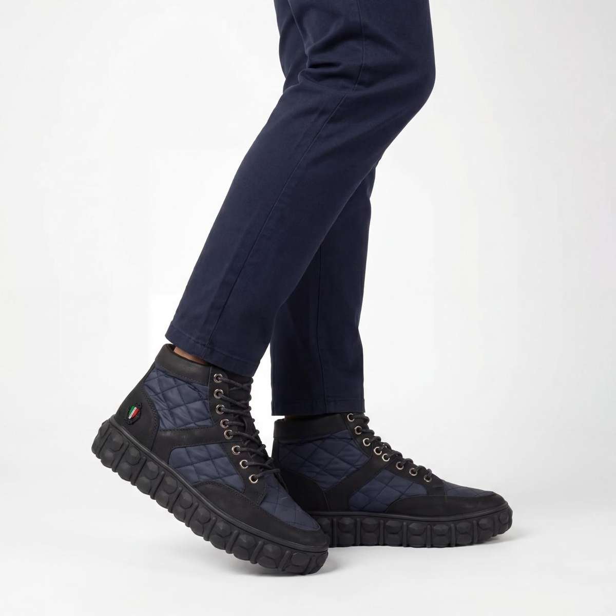 Mazerata Pigale8  faux nubuck men's sneakers