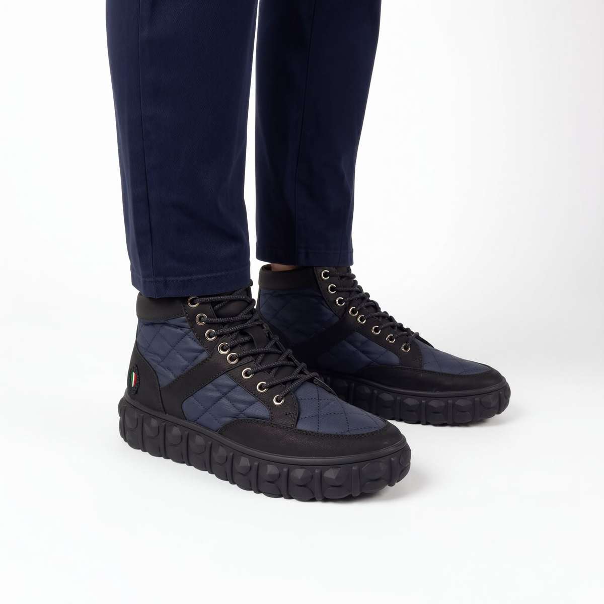 Mazerata Pigale8  faux nubuck men's sneakers