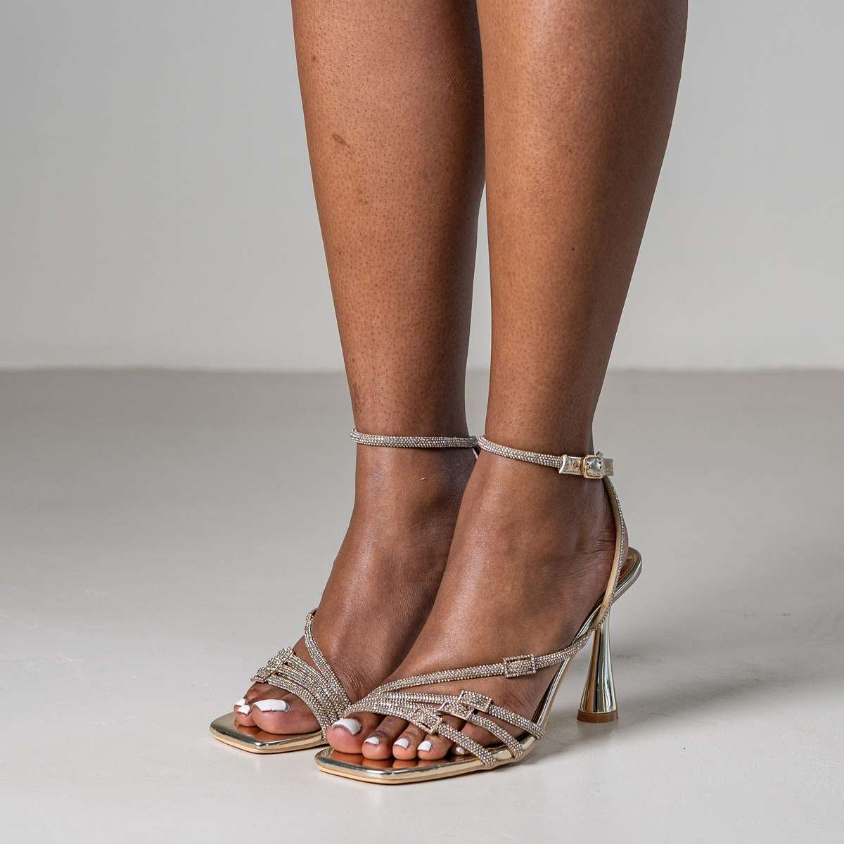 Senna strappy 9cm high heel sandal