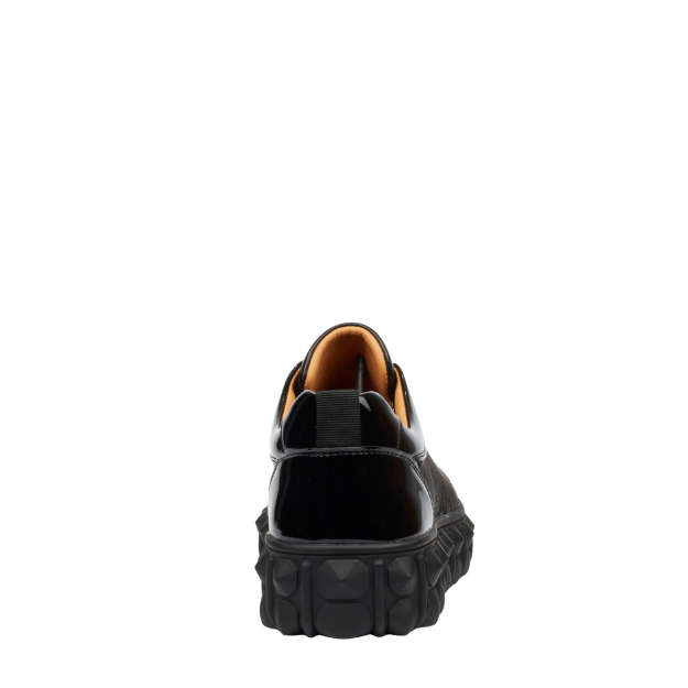Mazerata Pigale37 faux patent/ snake black mens