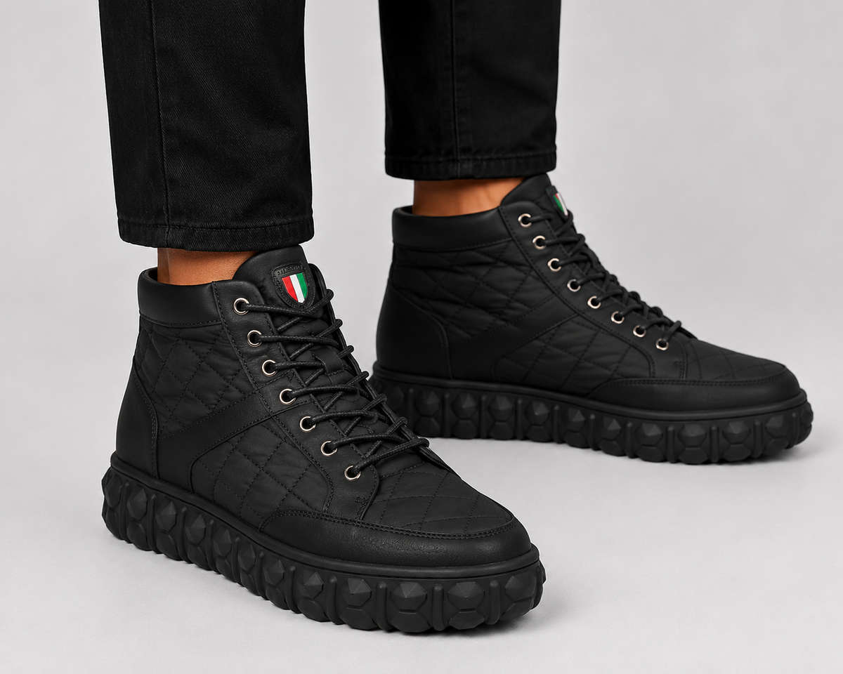 Mazerata Pigale9 faux nubuck men's sneakers