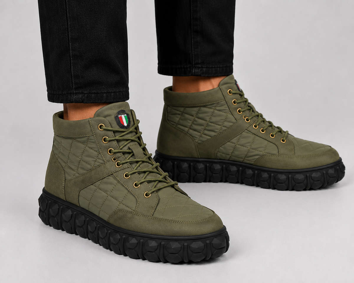 Mazerata Pigale9 faux nubuck men's sneakers