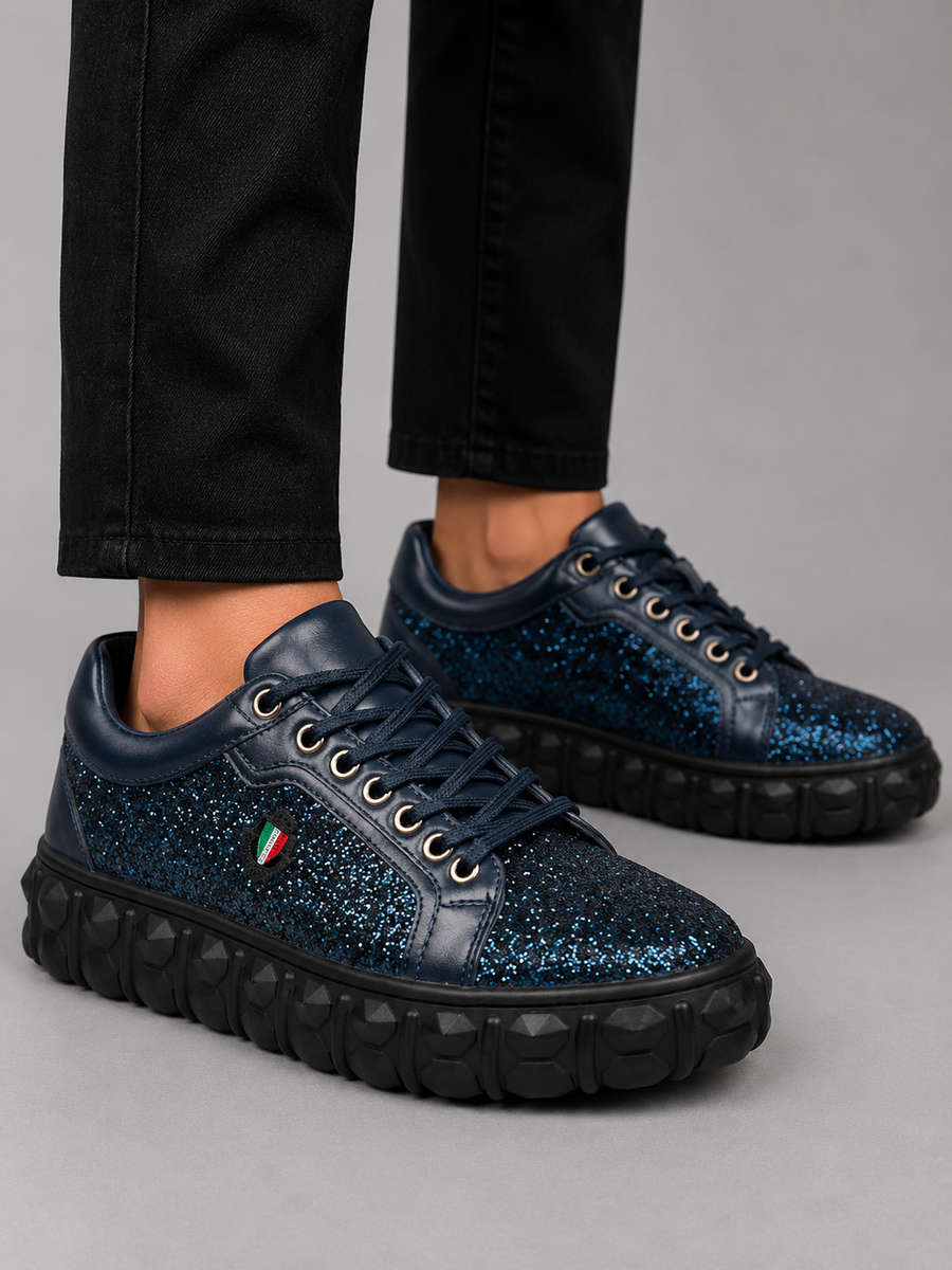Mazerata Pigale10 rhinestone mens sneakers