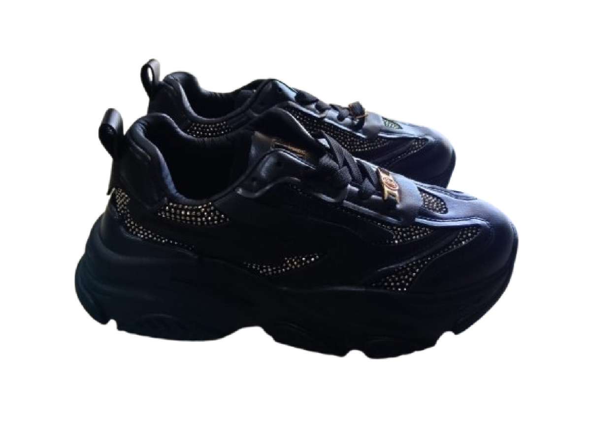 Clara possession diamante lace-up sneaker