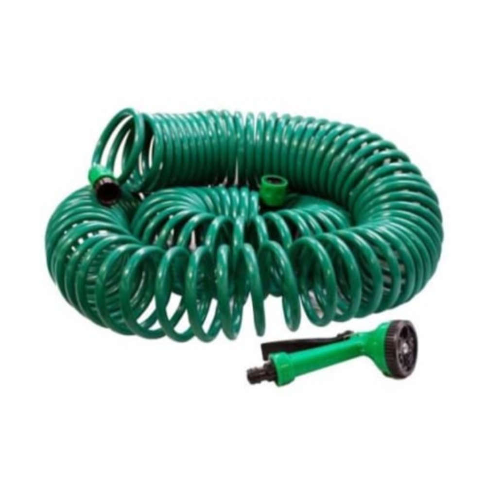Garden 15m Spiral Hose Set - DAMAGED PACKAGING