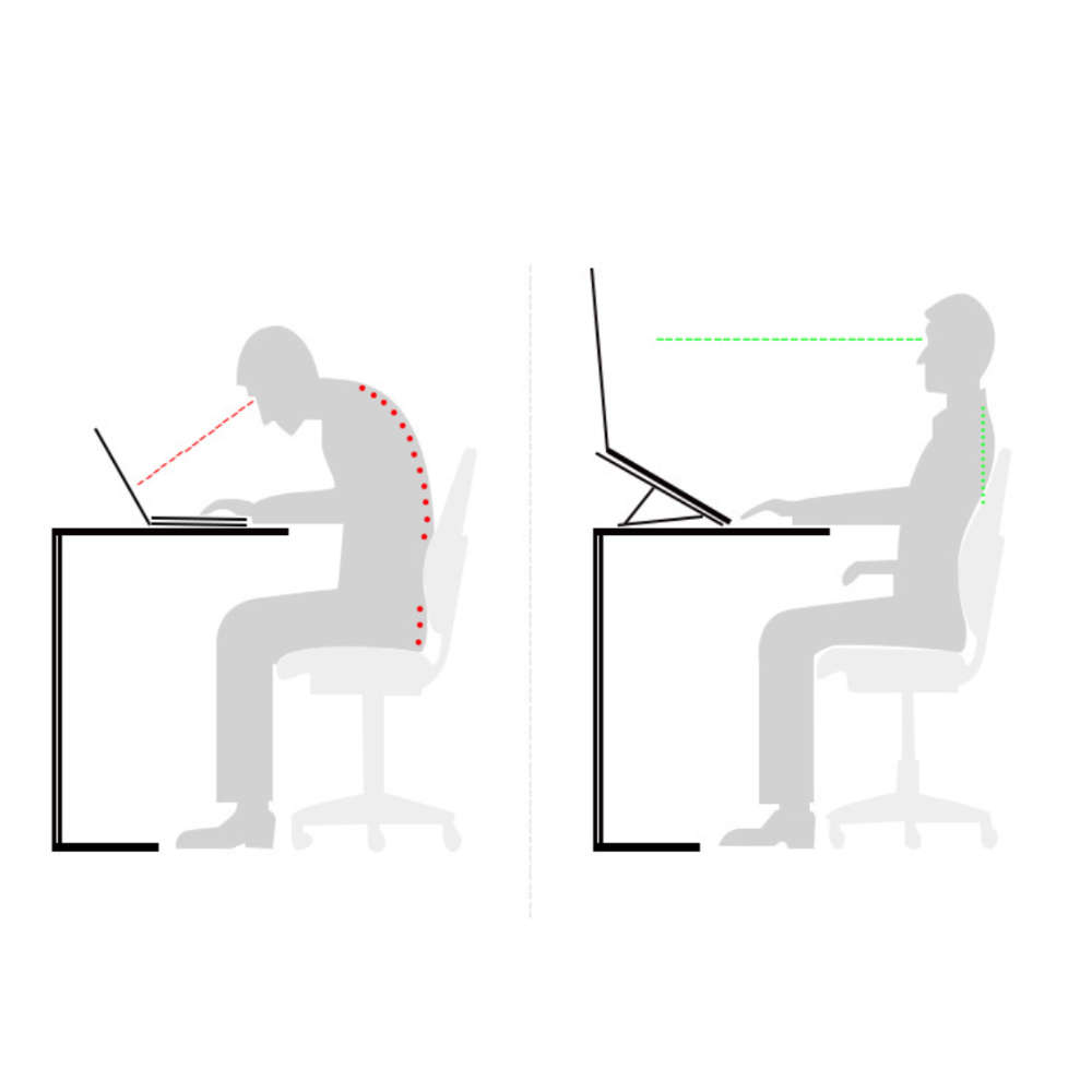 Adjustable Foldable Potable Laptop Stand
