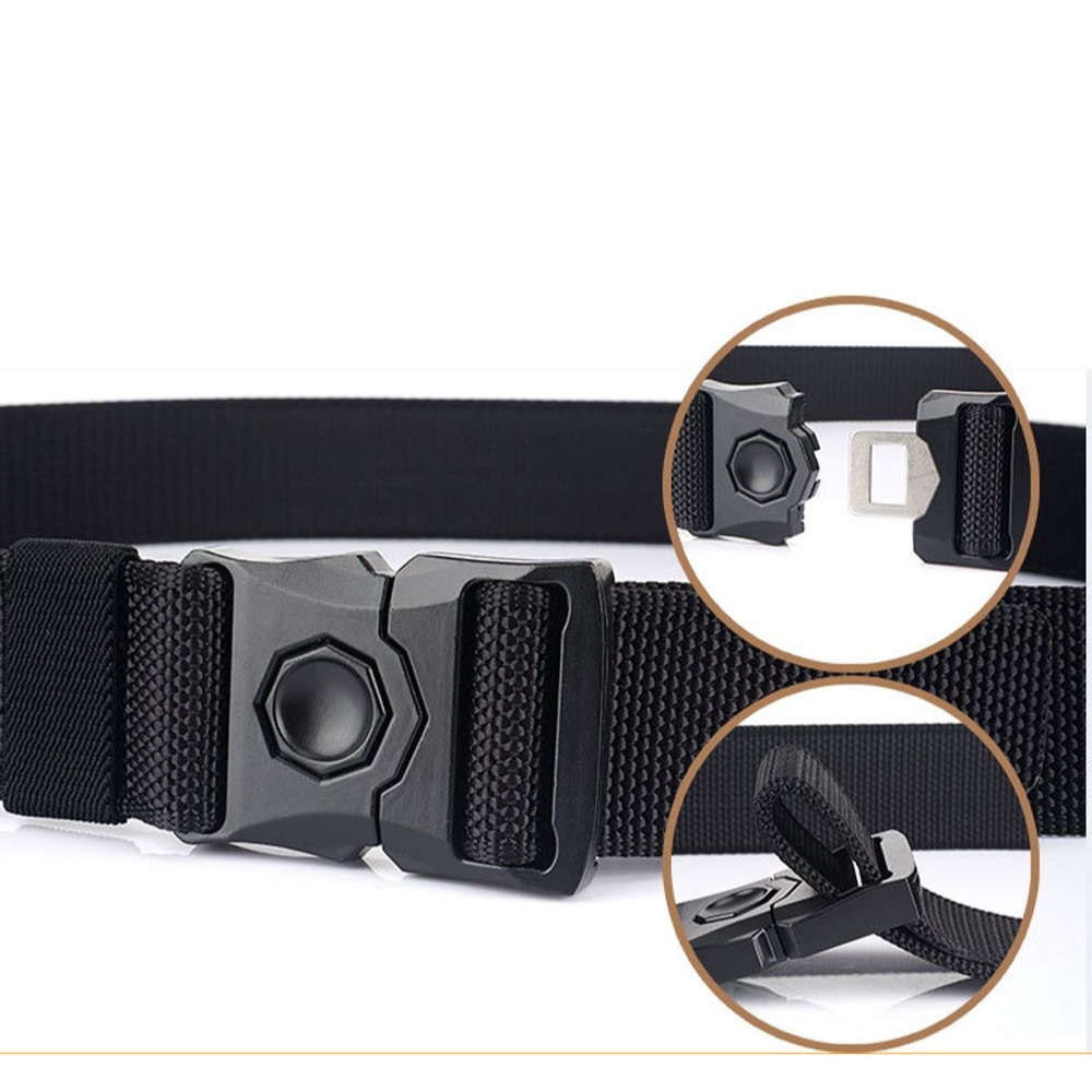 Tactical Quick-Release Metal Buckle Belt