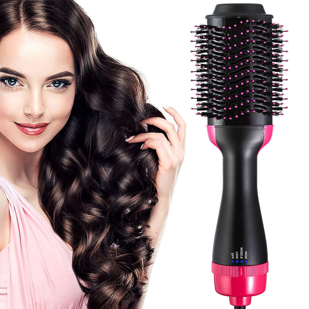 Hot Air Blower Hair Brush Dryer and Volumizer Styling Comb