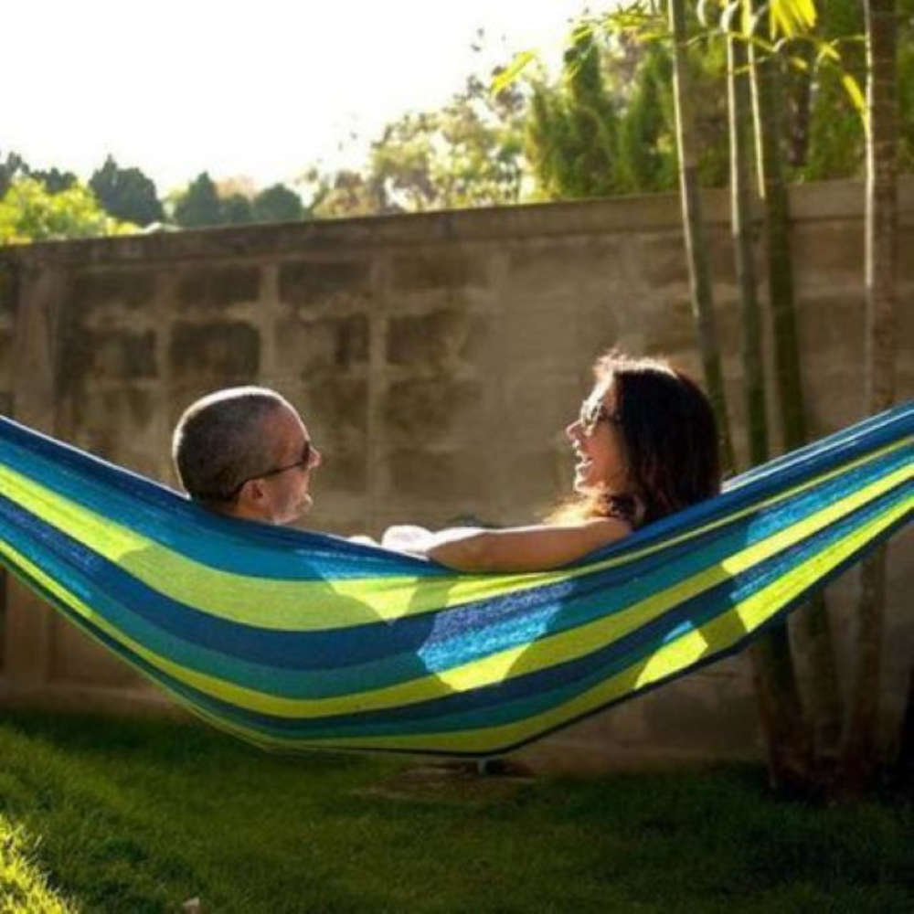 Outdoor Garden / Patio Hammock - Blue