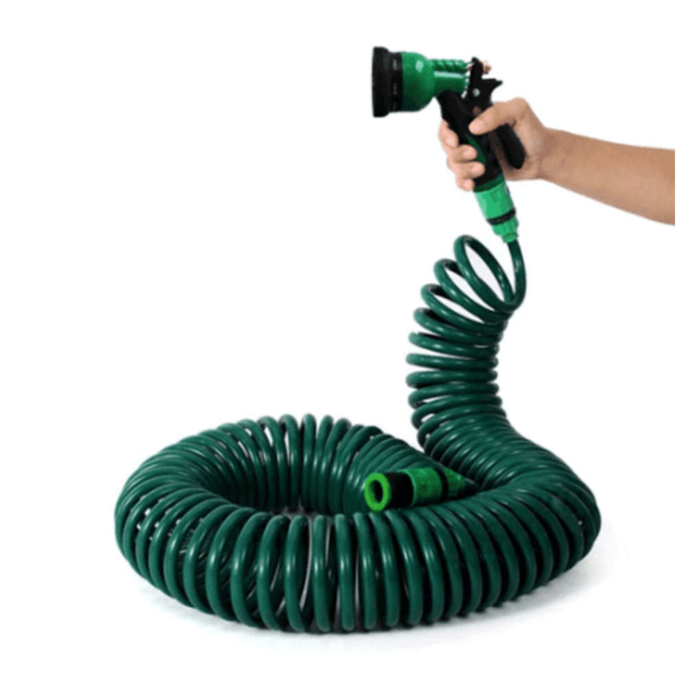 Garden 15m Spiral Hose Set - DAMAGED PACKAGING