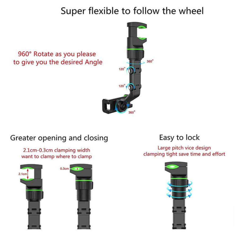 Universal 360° Rotating Car Mobile Phone Holder