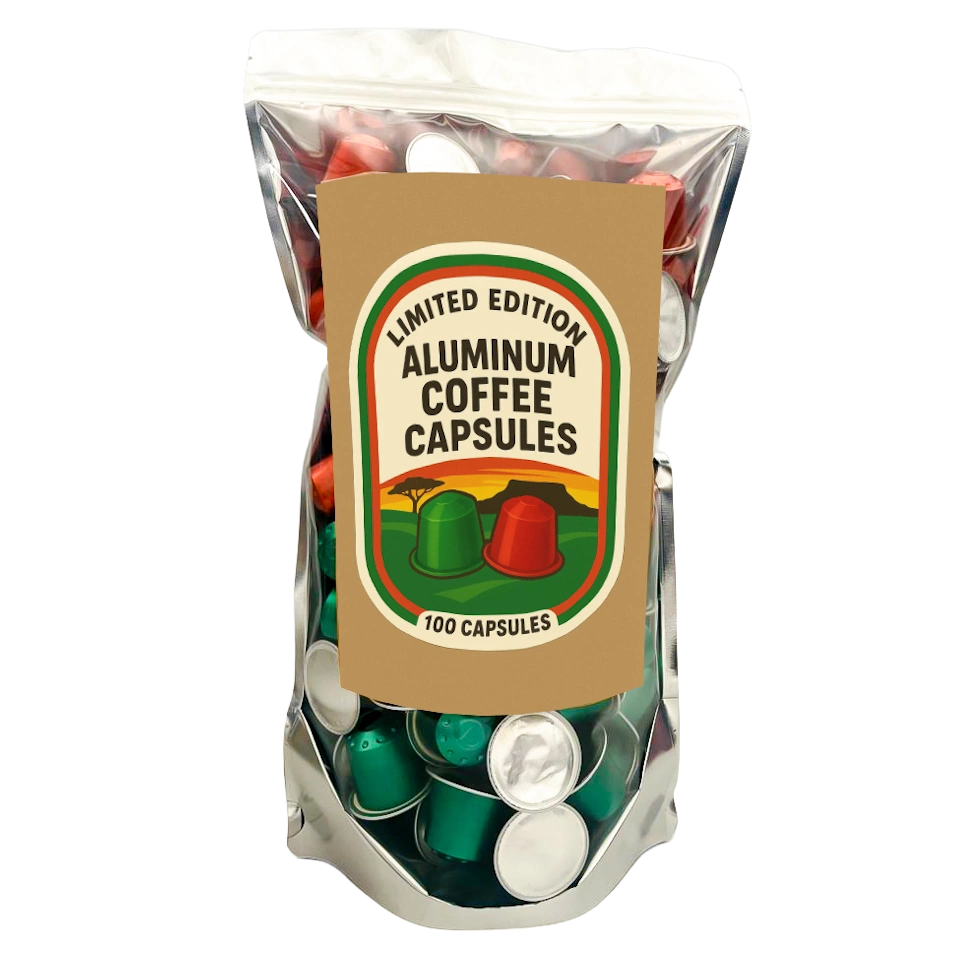 100 Aluminium Nespresso® compatible pods