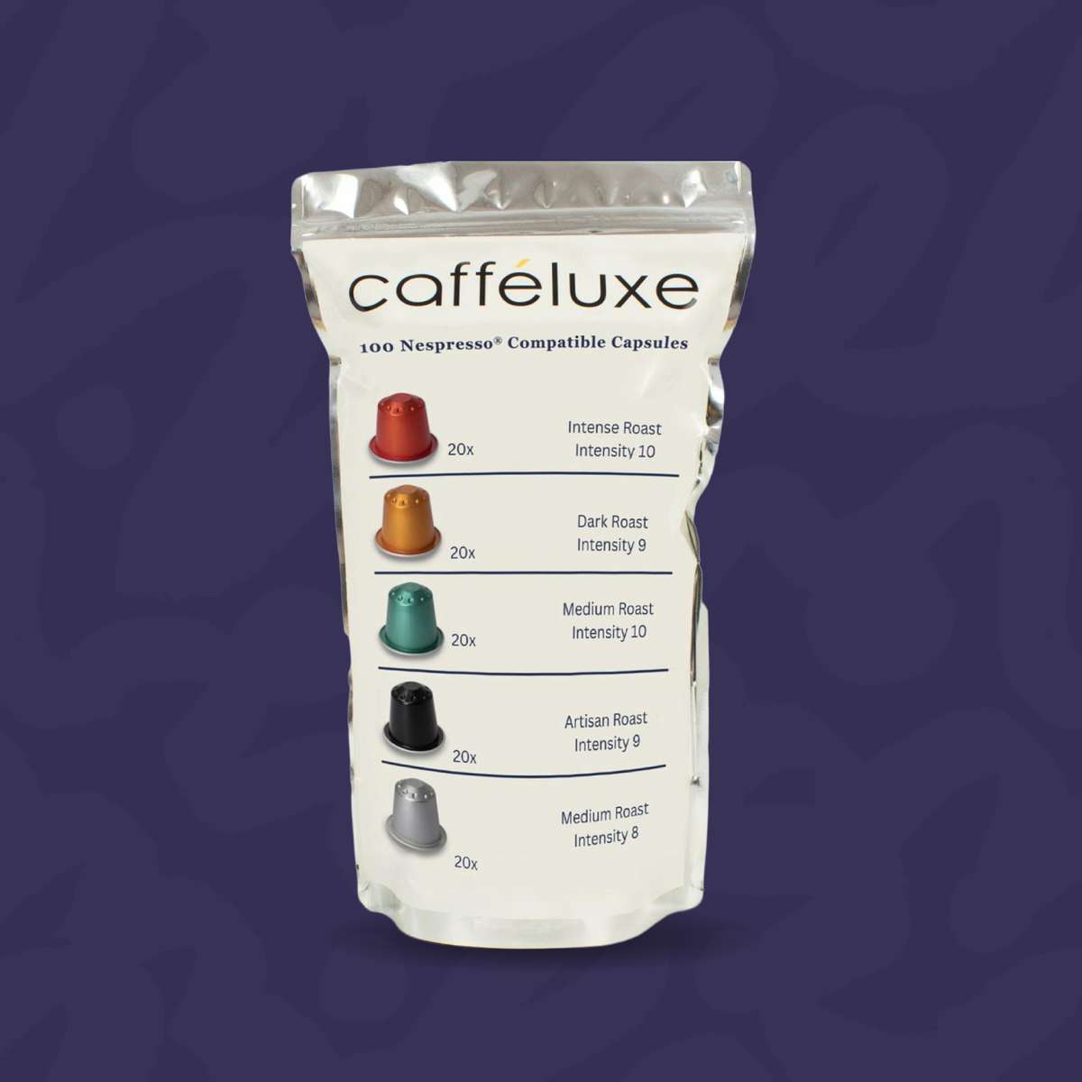 Caffeluxe Classic Variety Origin | 100 Coffee Capsules | Nespresso® Compatible