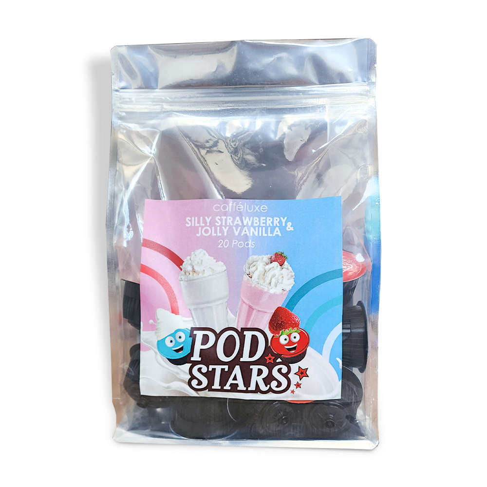 Dolce Gusto Compatible Strawberry and Vanilla Milkshake Capsules | 20 capsules