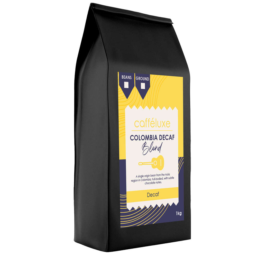 Caffeluxe Colombian Decaf Beans | 1kg