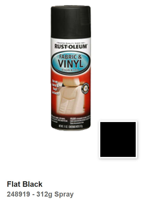 Rust-Oleum Automotive Fabric & Vinyl - Black flat